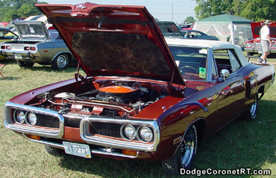 1970 Dodge Coronet R/T Convertible. Photo from 2002 Mopar Nationals - Columbus, Ohio.